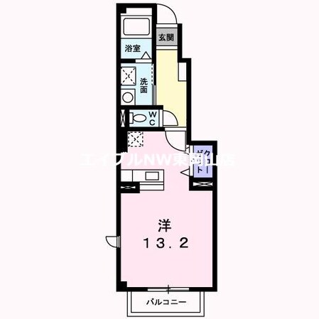 ソレアードＢ棟の物件間取画像